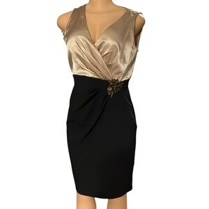Elegant Gold and Black Skirt Set size 8P
